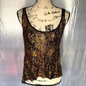 Black/Gold Medium Tank Top